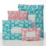 divinely different floral polythene mailing bags