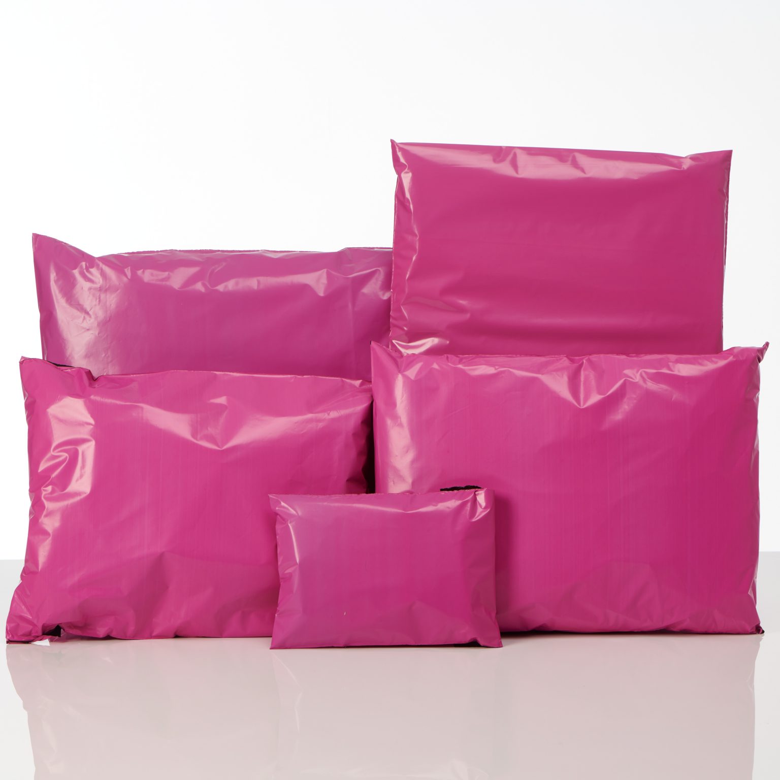 Spectrum Red Postage Mailing Bags – Mixed Pack, Peel & Seal, UK Made