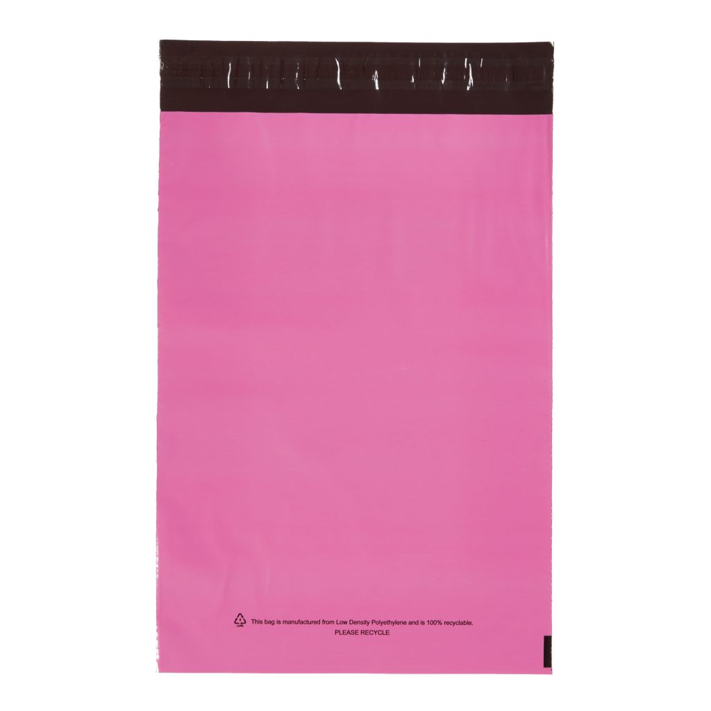Coloured Mailing Bags - Pink | Packaging Products Online