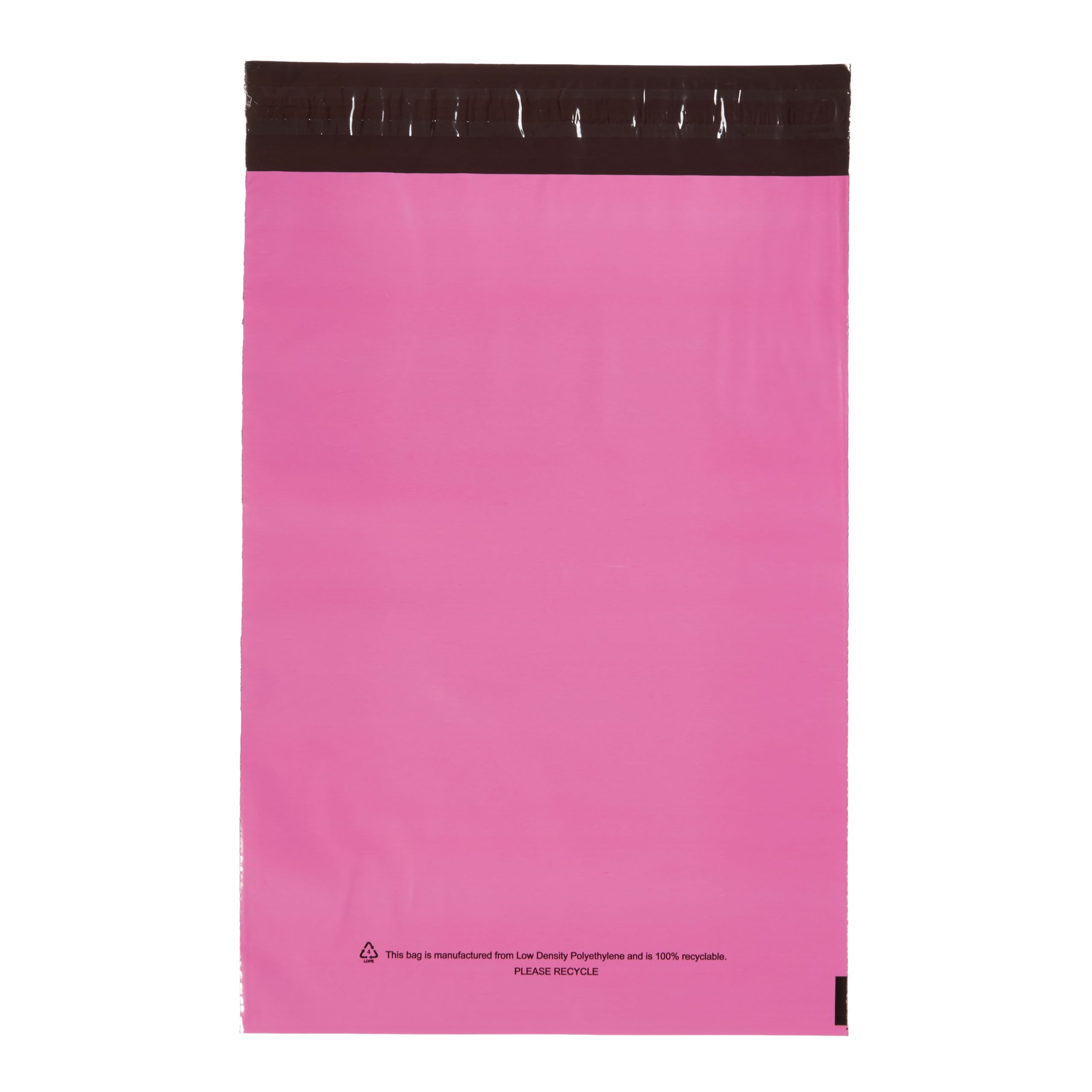 100 PINK PLASTIC MAIL/POST/ PARCEL/MAILING BAGS  10 x 14 