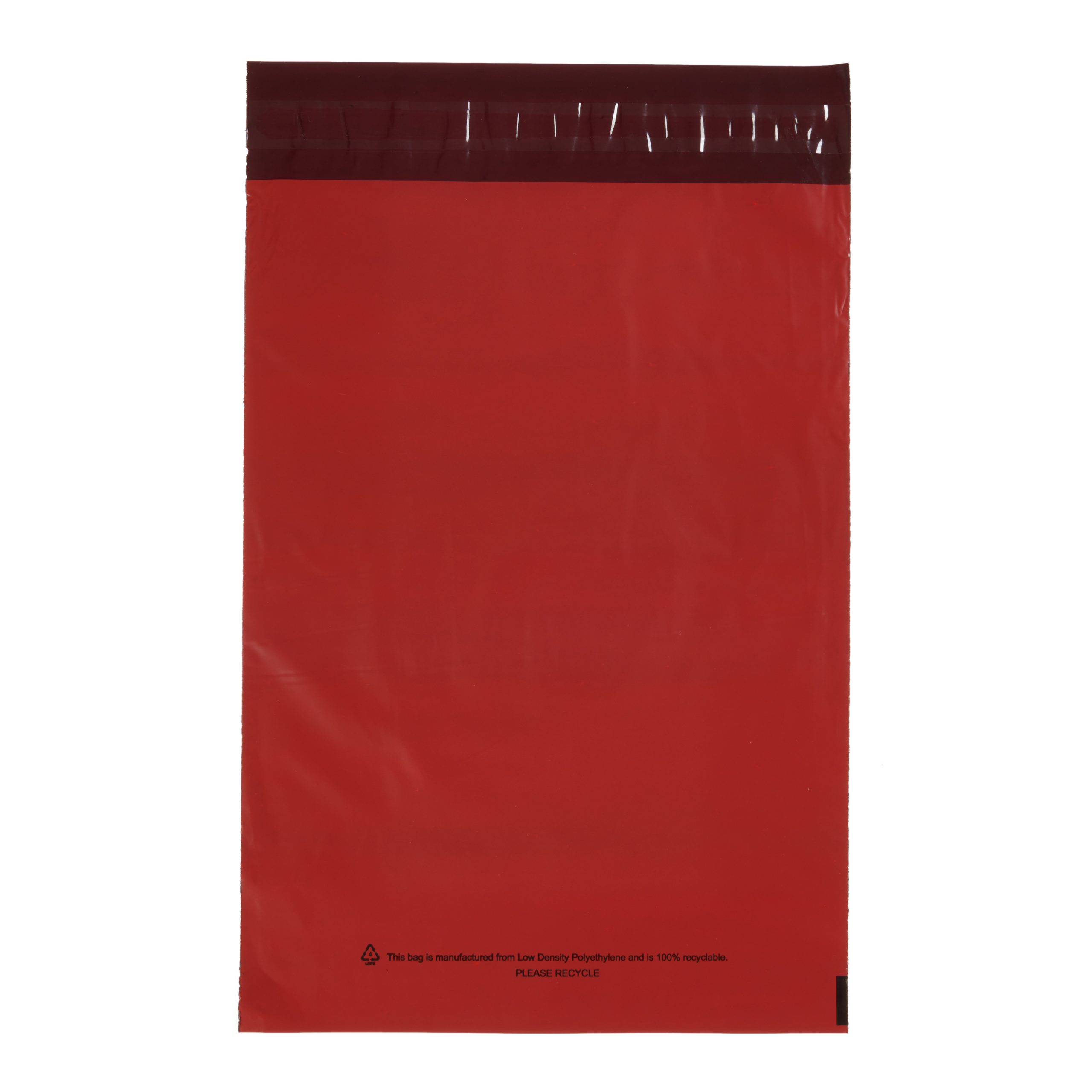 100 Metallic Red 14"x16" Mailing Postage Postal Bags 