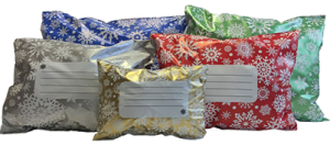 christmas packaging, mailing bags, printed mail postal bags