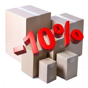 cardboard boxes 10%