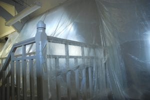 dust sheets for DIY and decorating