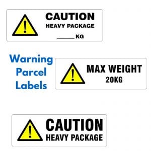 Warning Parcel Labels
