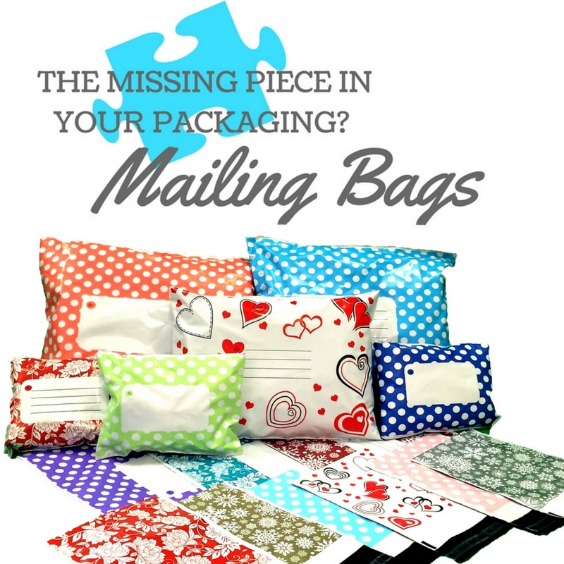 Printed Mailing Bags - Polka Dot - Packaging Products Online