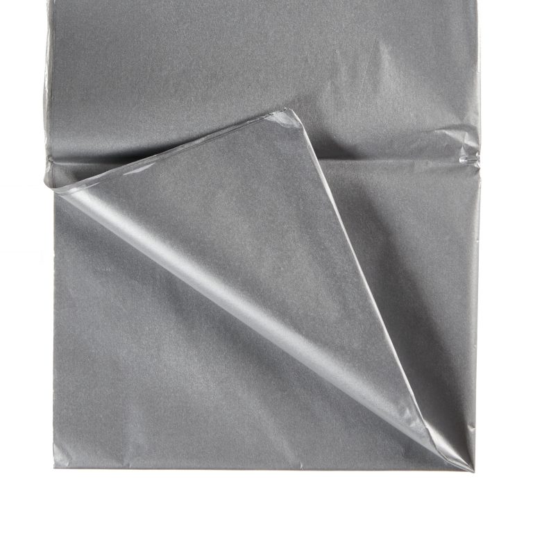 Metallic Silver Tissue Paper