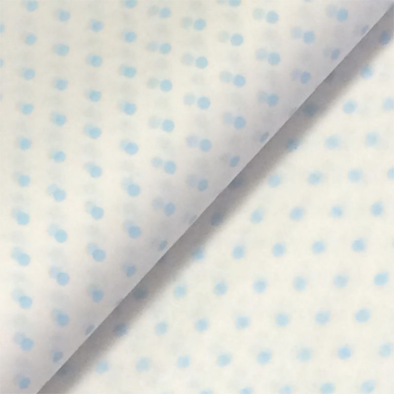 Blue Polka Dot Spotty Tissue