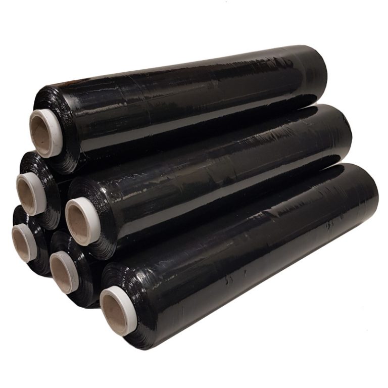 Black Pallet Wrap Stretch Film Standard Cores