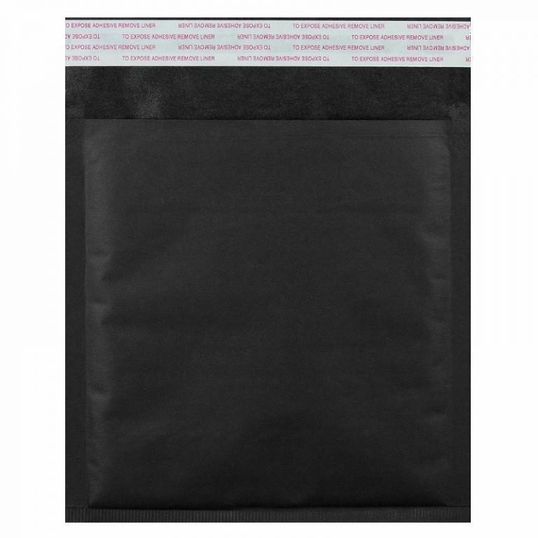 Coloured Black Kraft Padded Envelope