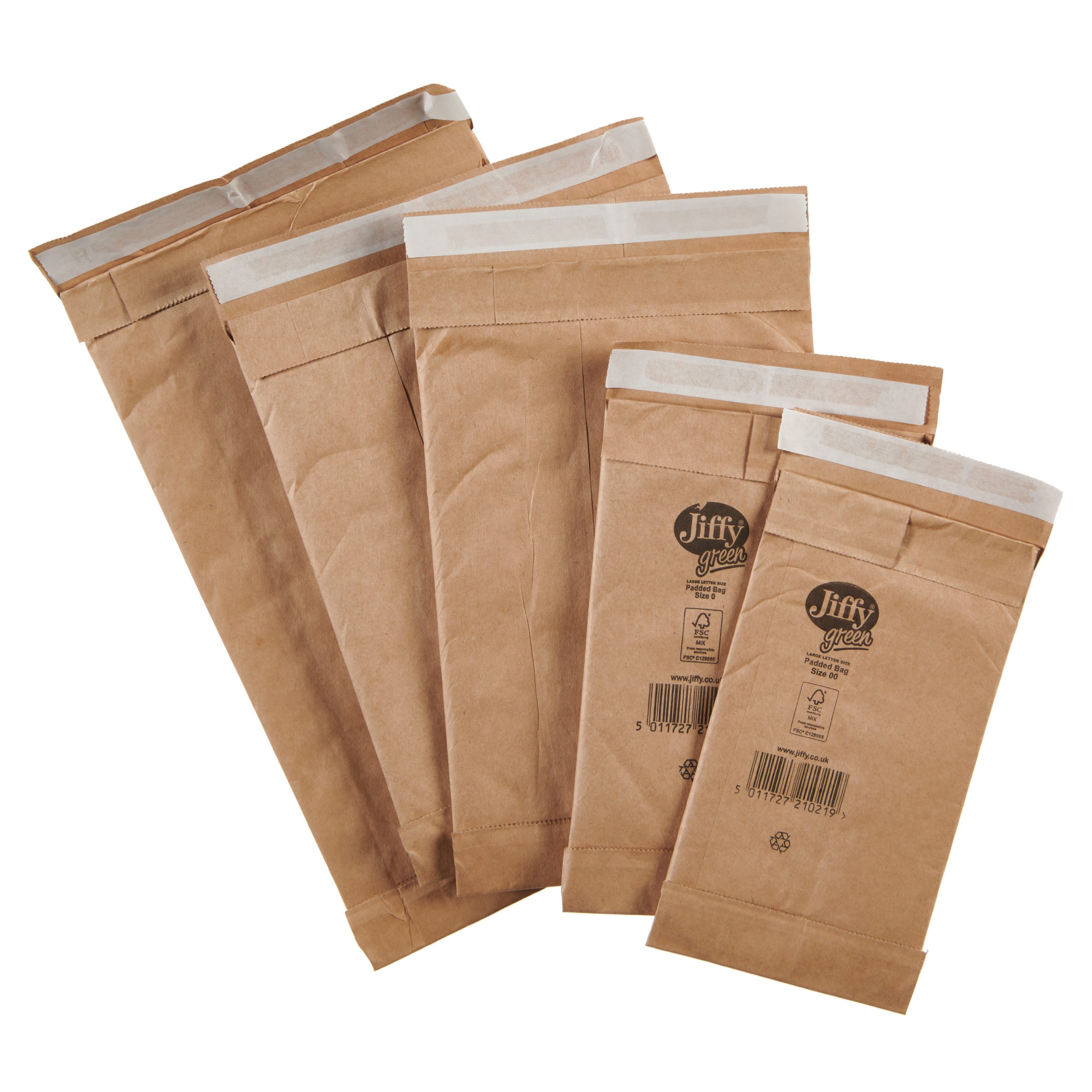 eco-friendly biodegr Pack of 20 Jiffy Green Padded Bags Size 4-225 x 280 mm 