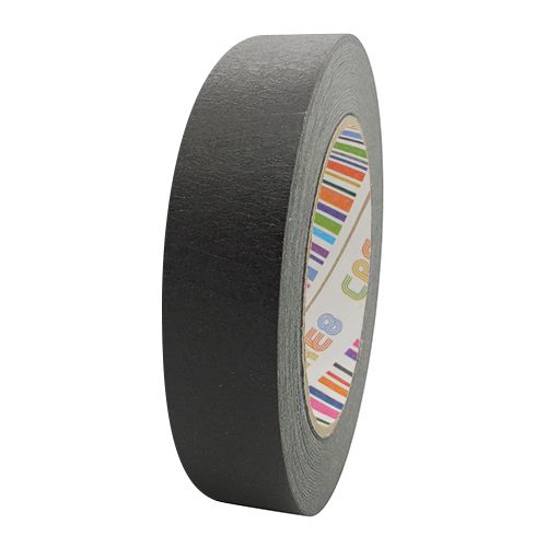 Coloured Paper Masking Tape - 24mm Black
