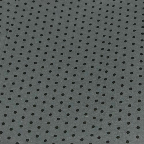 Grey with Black Polka Dot Tissue Paper
