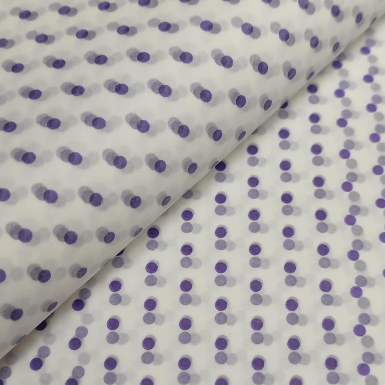 Purple Polka Dot Tissue Paper