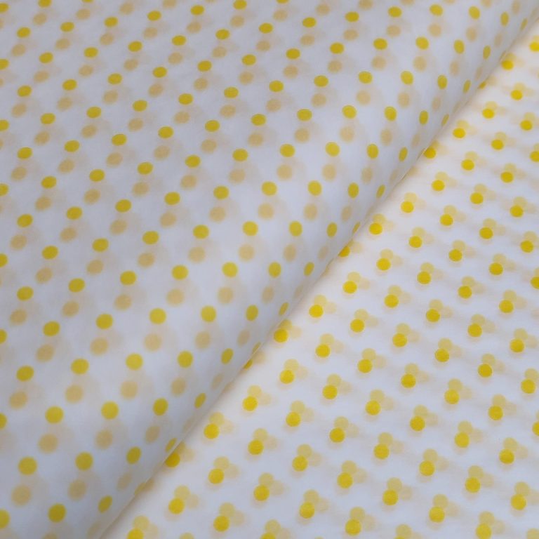 Yellow Polka Dot Tissue Paper