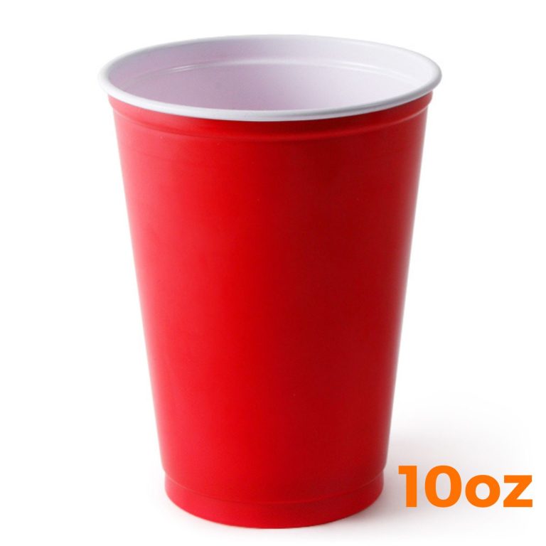 Red 10oz solo party cup