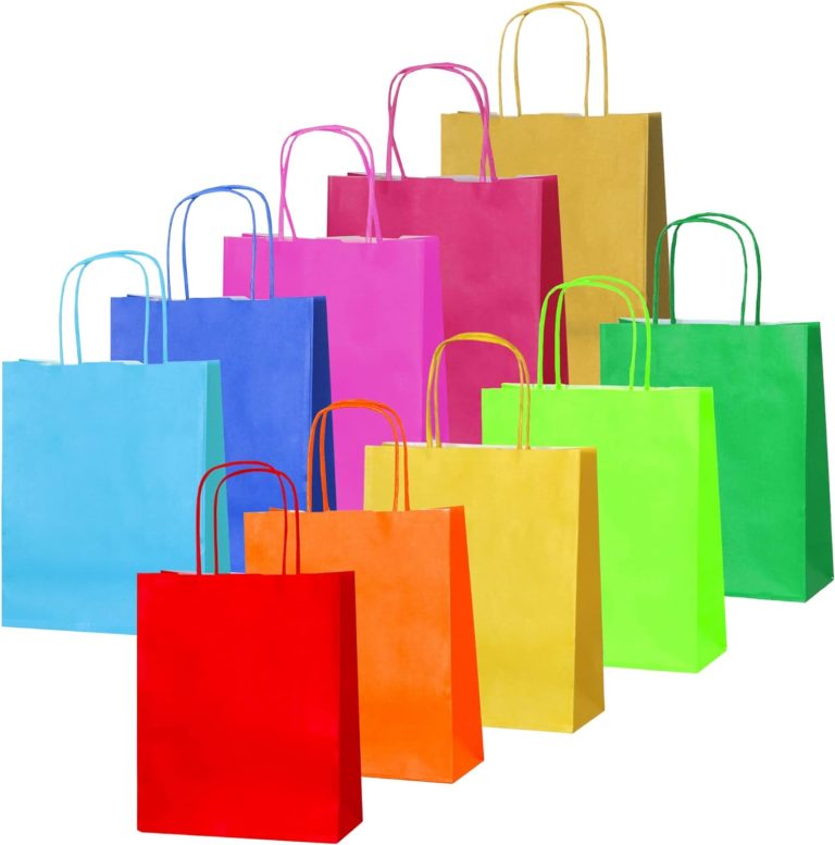 Coloured Twisted Handle Carrier Bags