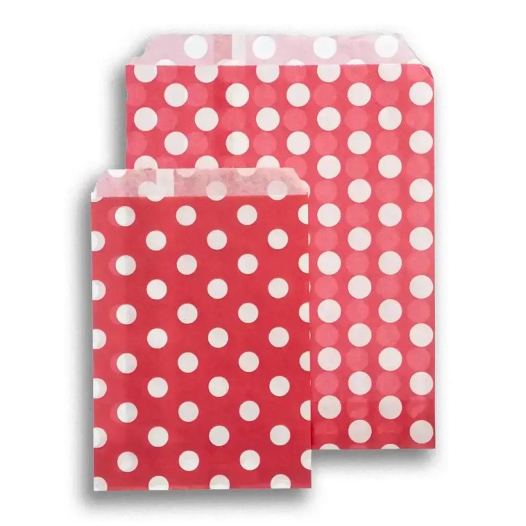 Red Polka Dot Paper Bag
