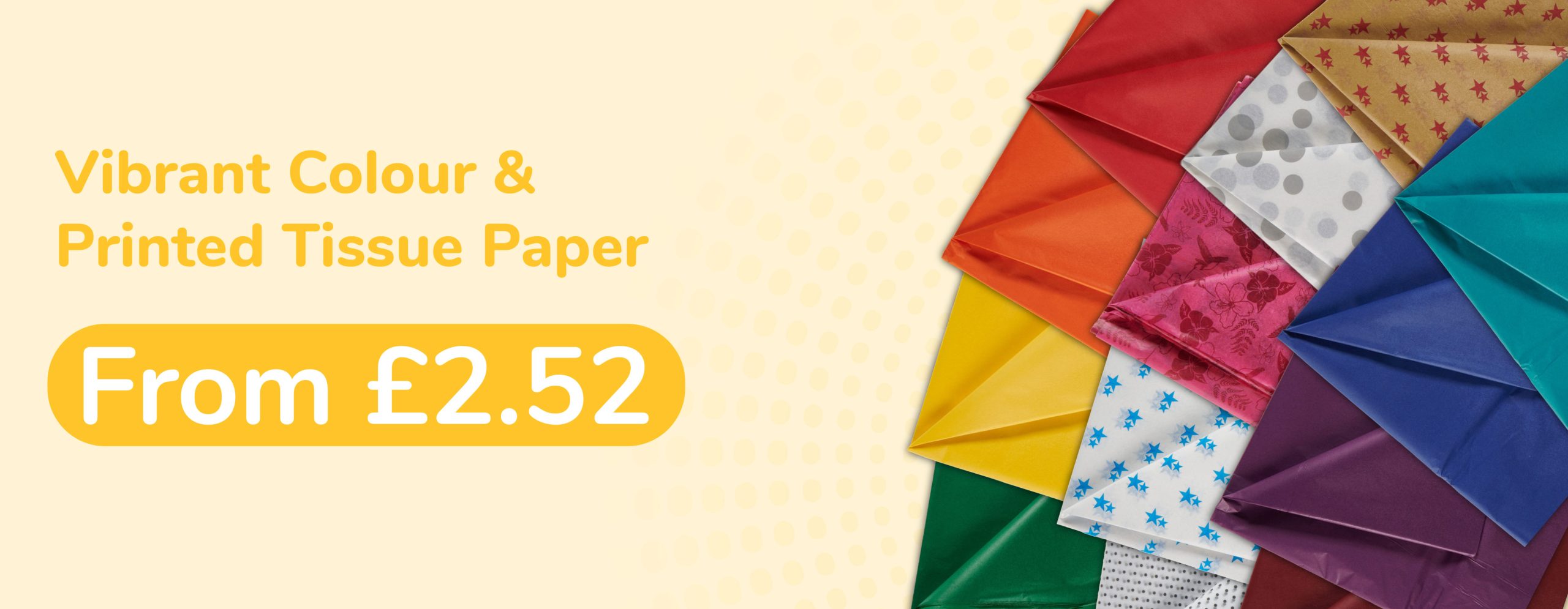 Colour & printed tissue paper