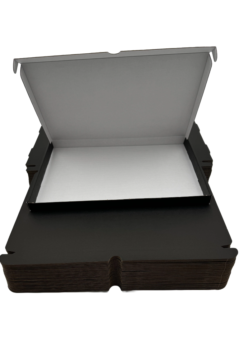 Black C4 Coloured Pip Boxes Flat