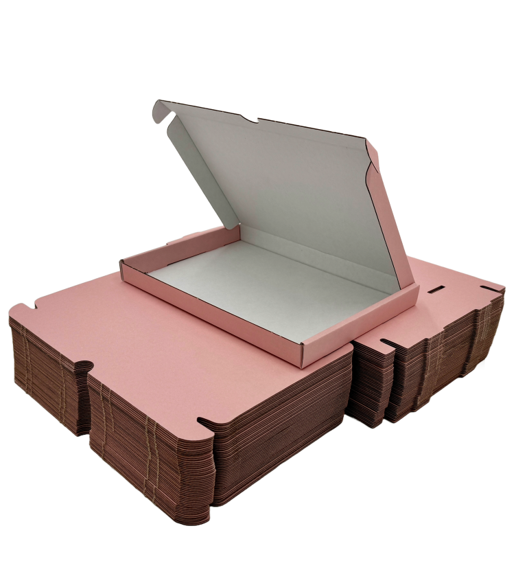 C5 Pink Coloured PIP Boxes