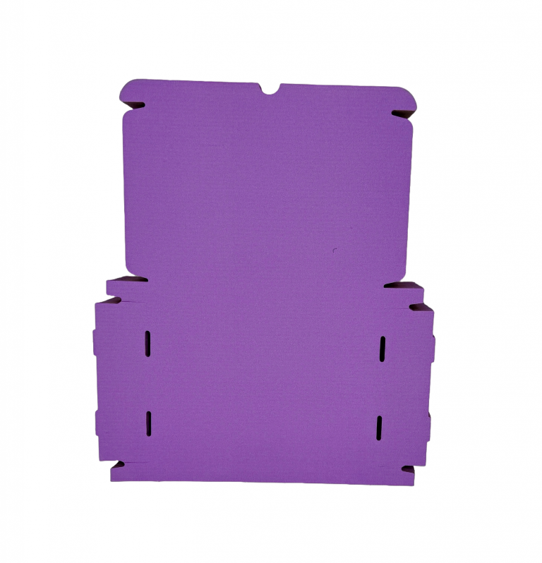 Purple C5 Coloured Pip Boxes Flat
