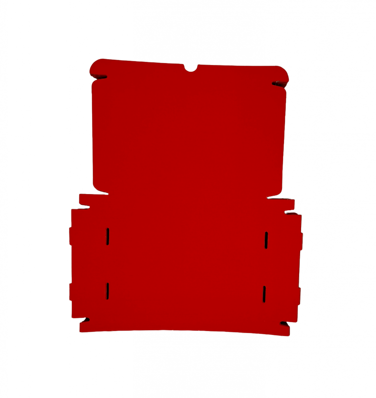 Red C5 Coloured Pip Boxes Flat Pack