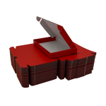 Red C6 Coloured Pip Boxes